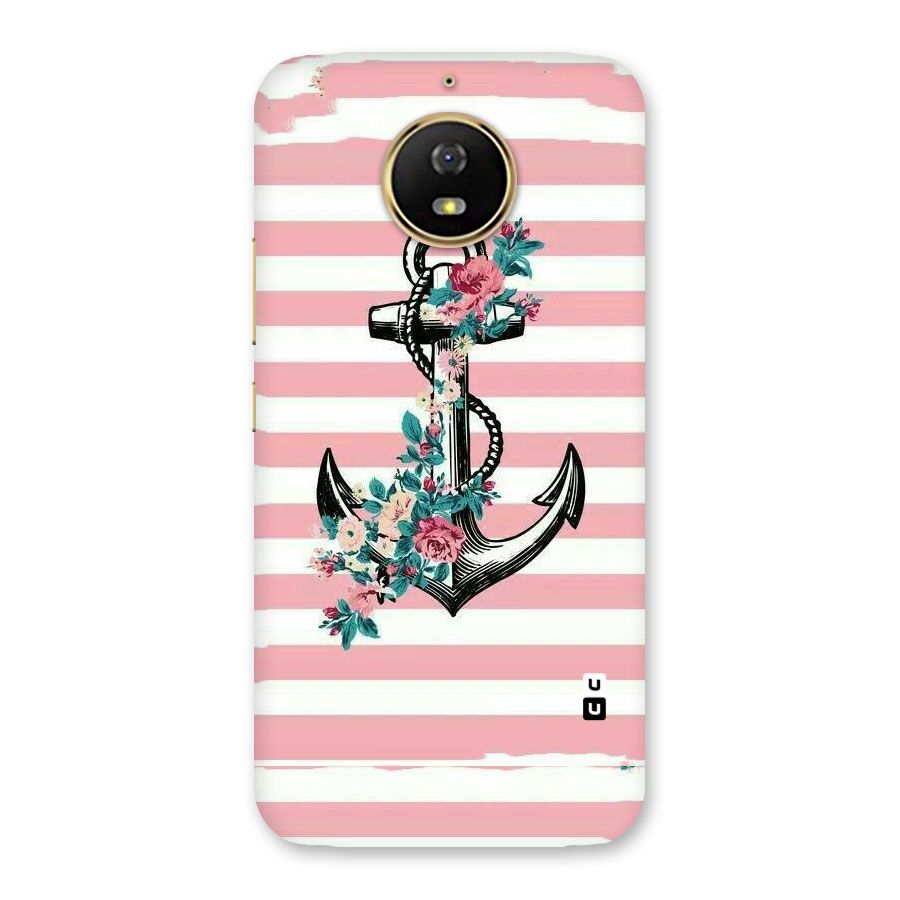 Floral Anchor Back Case for Moto G5s