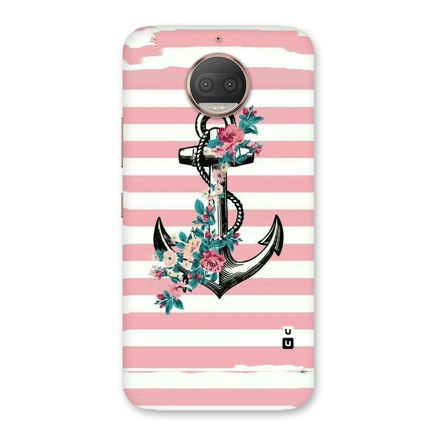 Floral Anchor Back Case for Moto G5s Plus