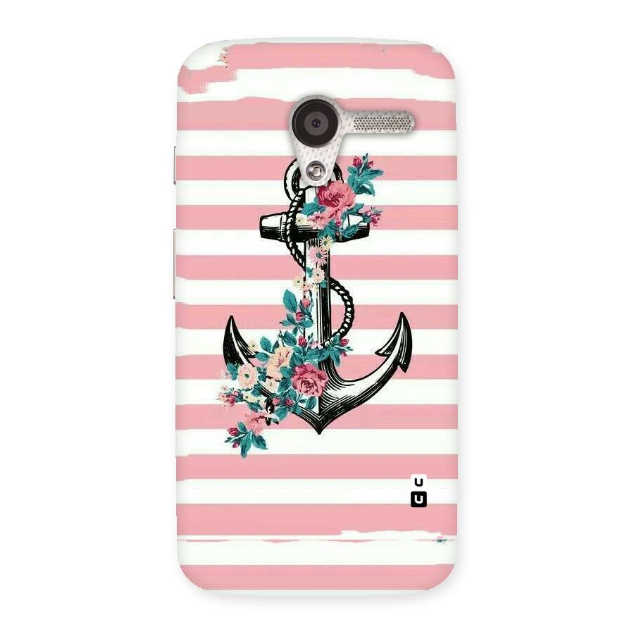 Floral Anchor Back Case for Moto X