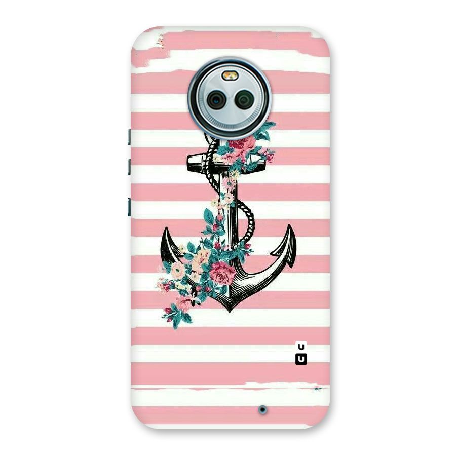 Floral Anchor Back Case for Moto X4