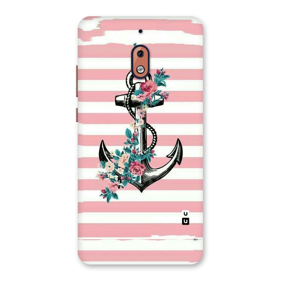 Floral Anchor Back Case for Nokia 2.1