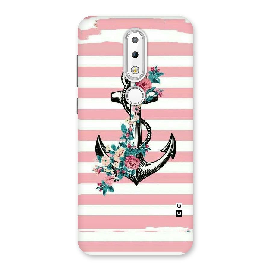 Floral Anchor Back Case for Nokia 6.1 Plus