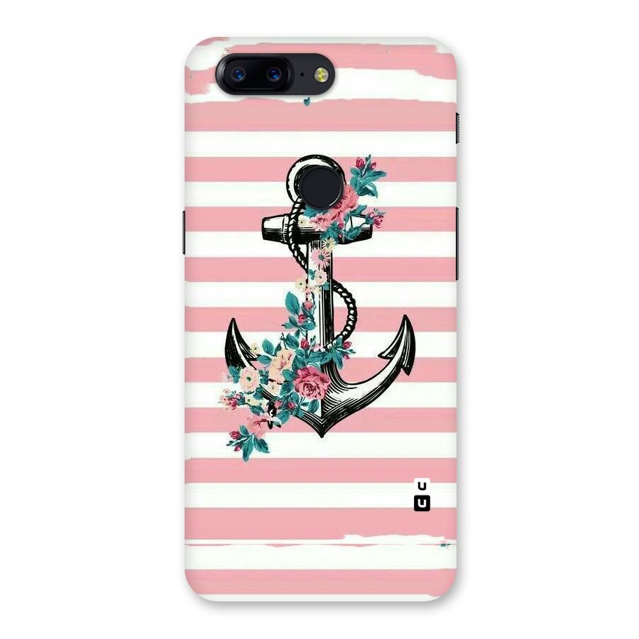 Floral Anchor Back Case for OnePlus 5T