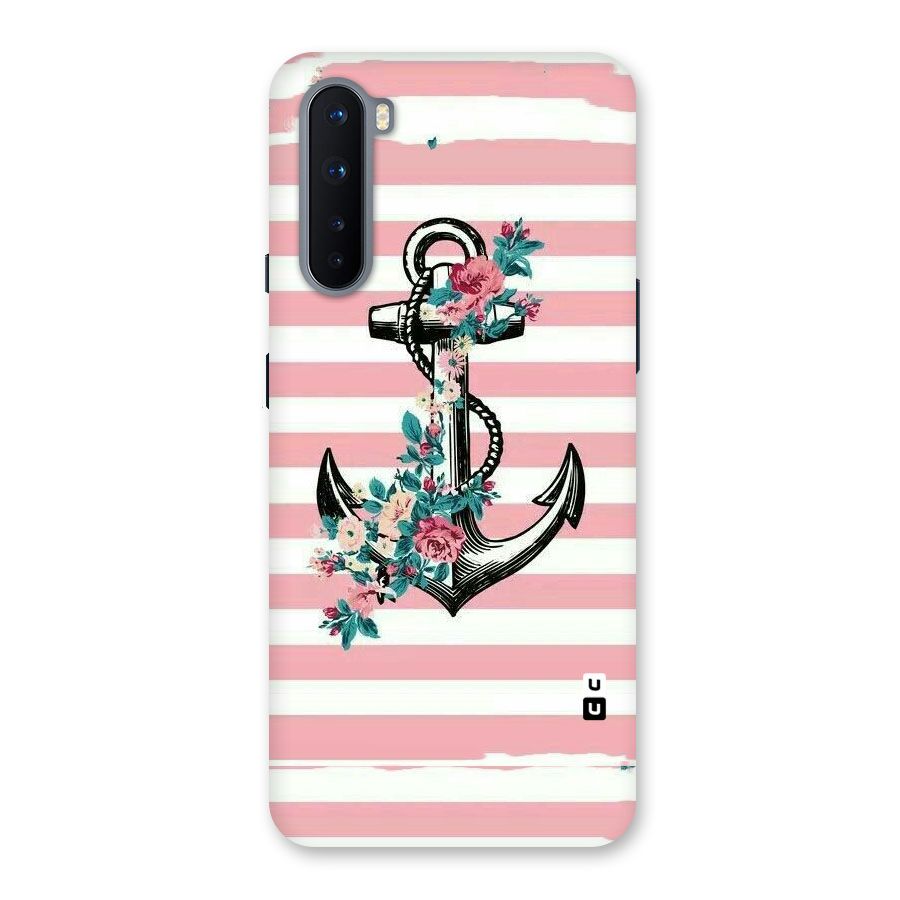 Floral Anchor Back Case for OnePlus Nord