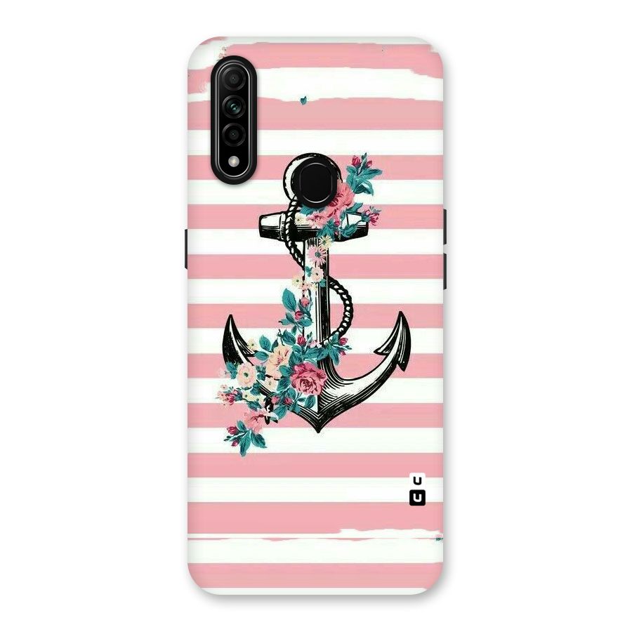Floral Anchor Back Case for Oppo A31