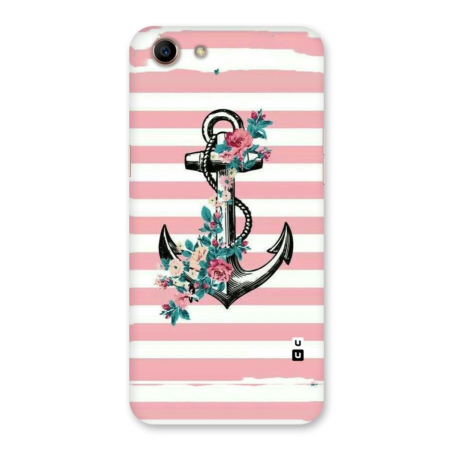 Floral Anchor Back Case for Oppo A83 (2018)