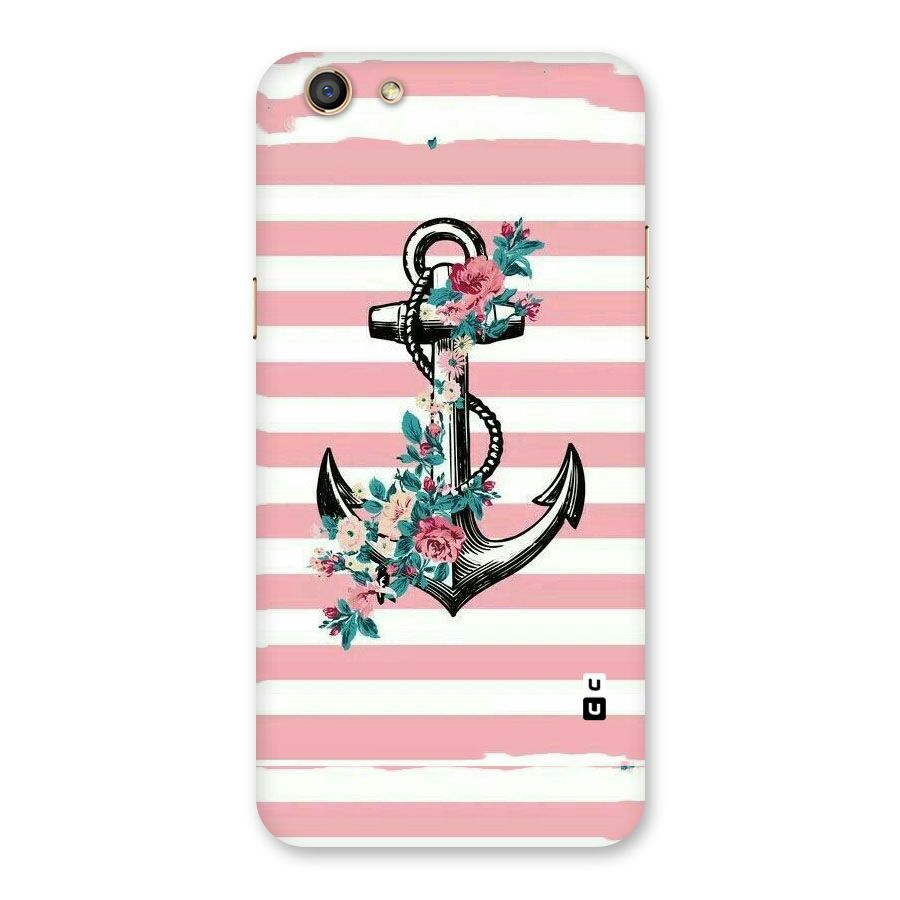 Floral Anchor Back Case for Oppo F3