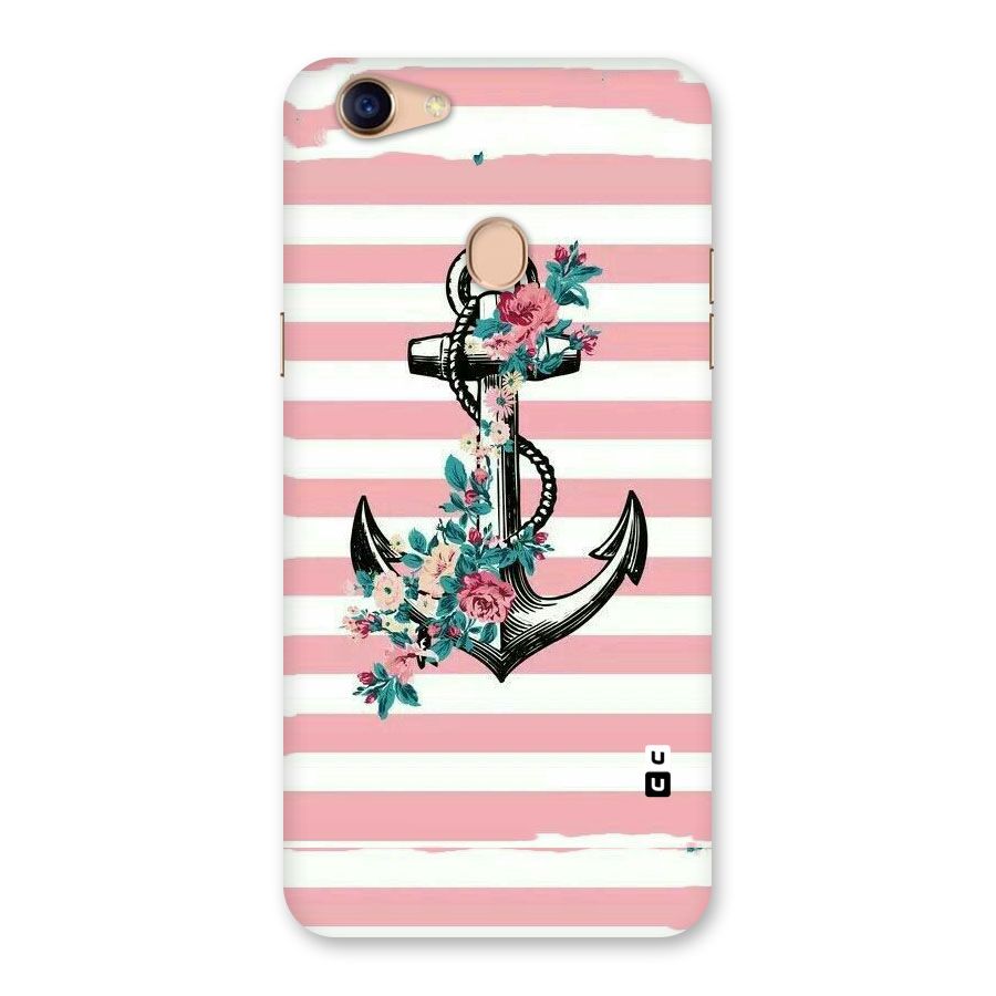 Floral Anchor Back Case for Oppo F5
