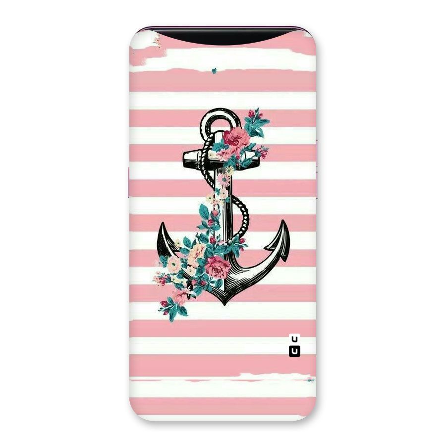 Floral Anchor Back Case for Oppo Find X