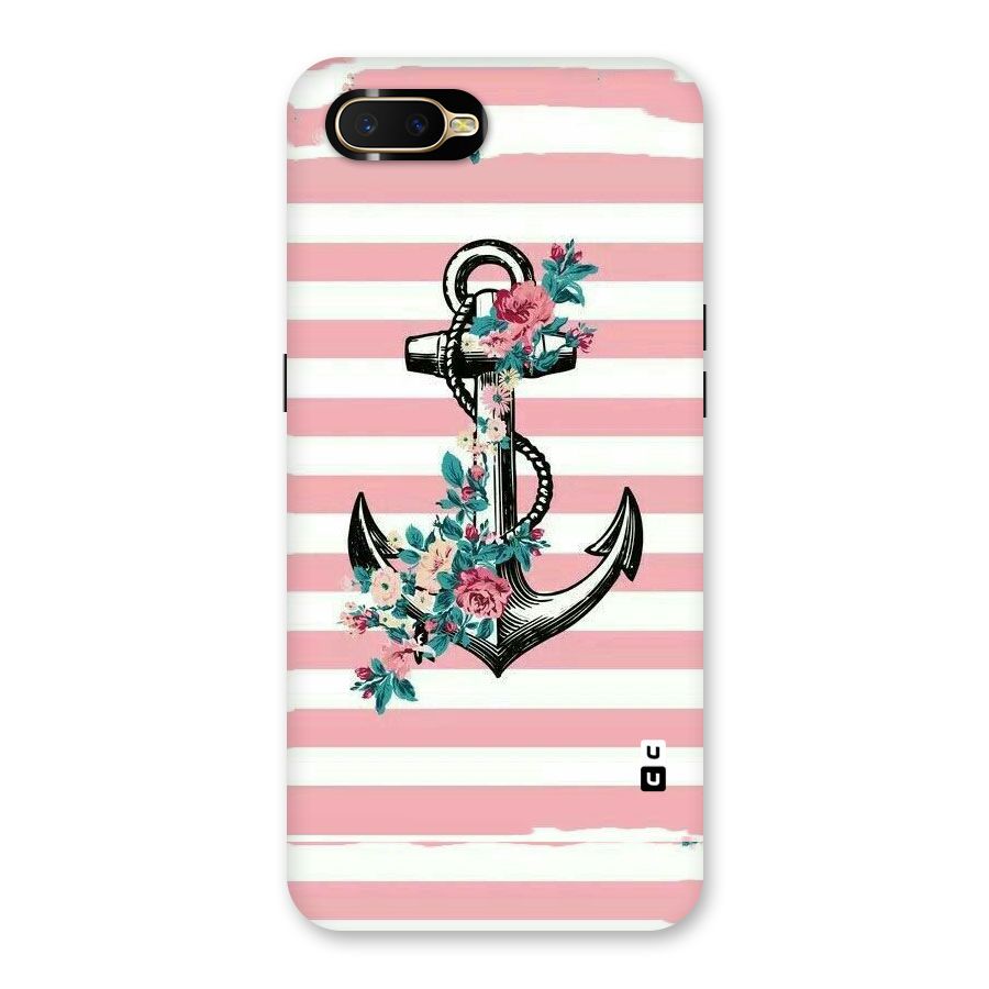 Floral Anchor Back Case for Oppo K1