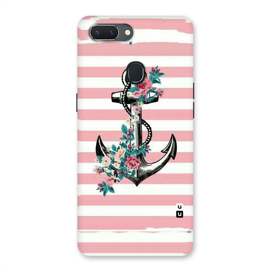 Floral Anchor Back Case for Oppo Realme 2