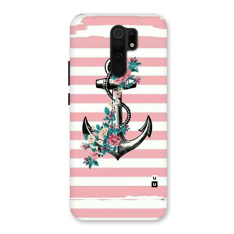 Floral Anchor Back Case for Poco M2