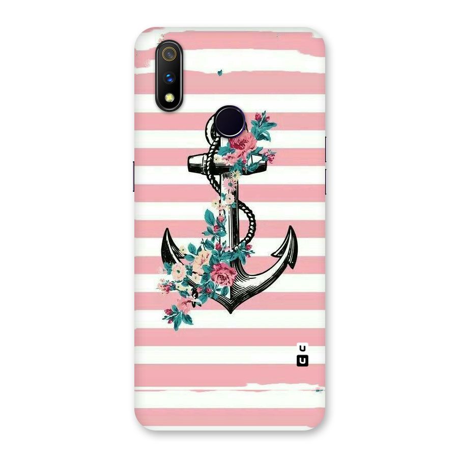 Floral Anchor Back Case for Realme 3 Pro
