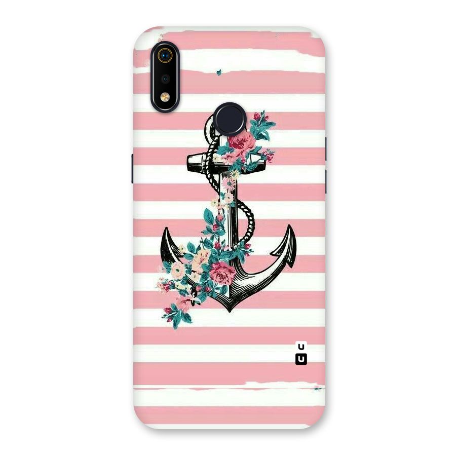 Floral Anchor Back Case for Realme 3i