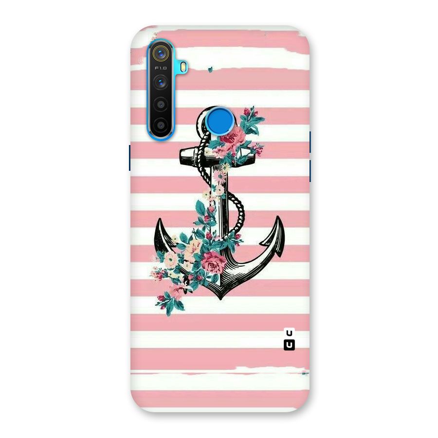 Floral Anchor Back Case for Realme 5