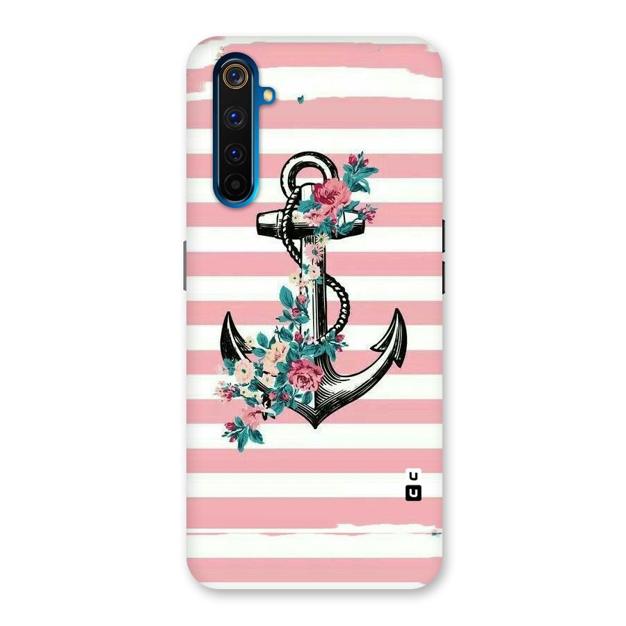 Floral Anchor Back Case for Realme 6 Pro