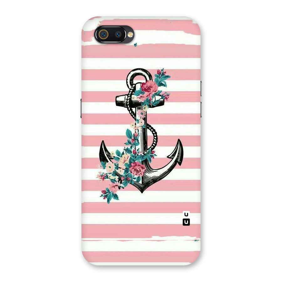 Floral Anchor Back Case for Realme C2