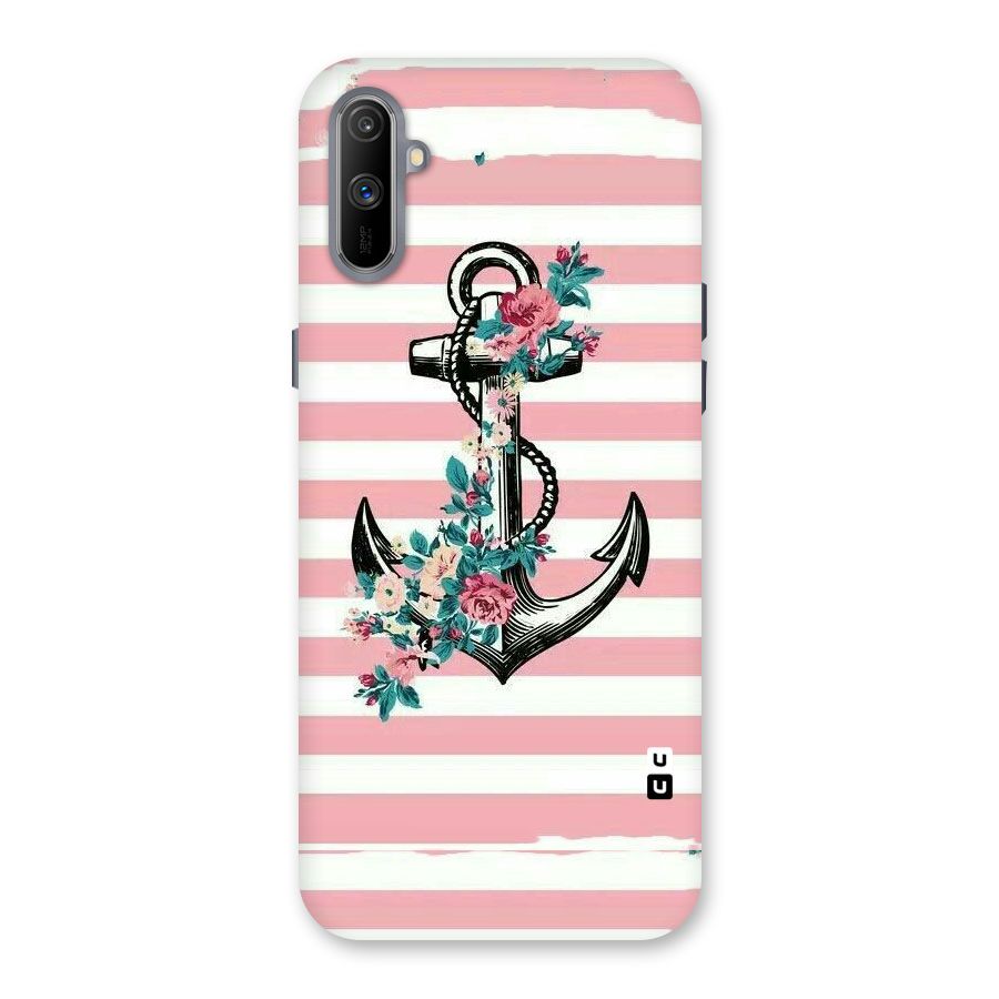 Floral Anchor Back Case for Realme C3
