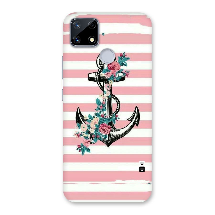Floral Anchor Back Case for Realme Narzo 20