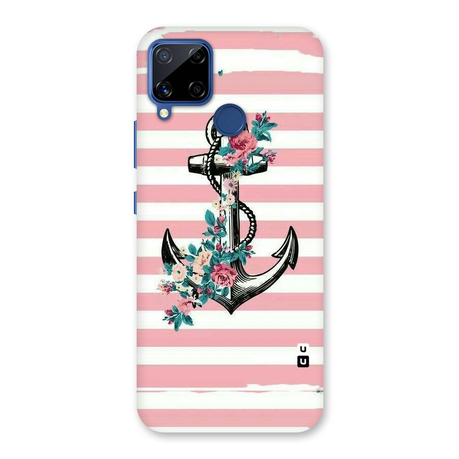Floral Anchor Back Case for Realme Narzo 30A