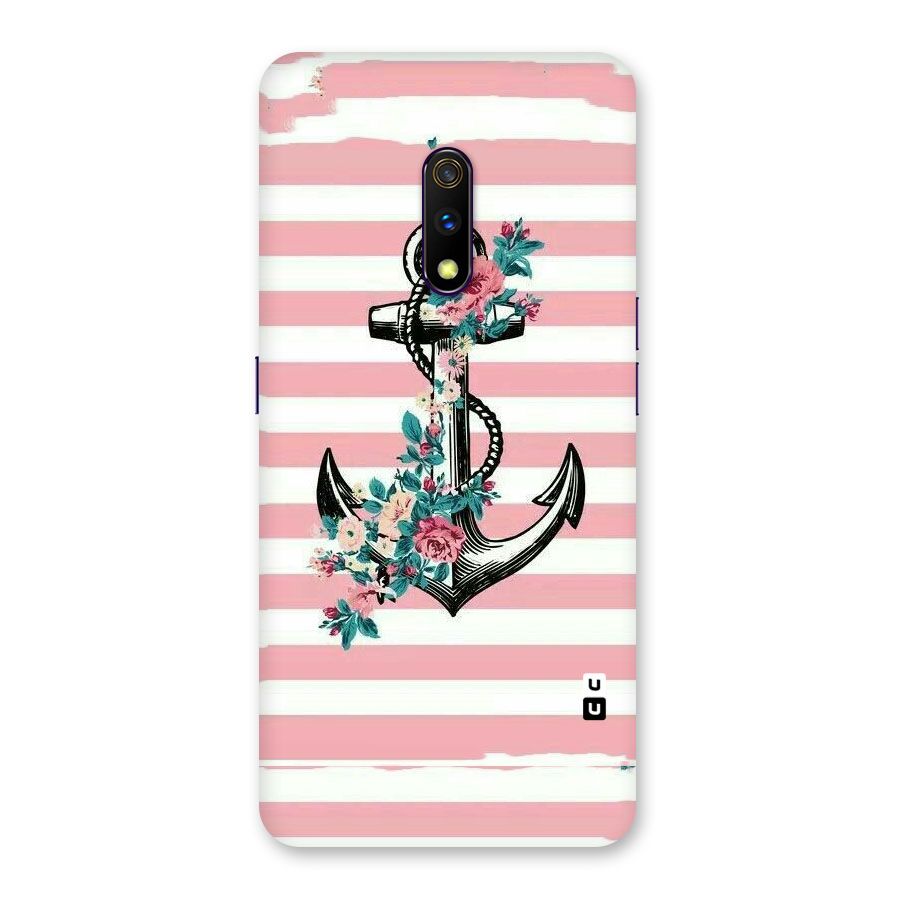 Floral Anchor Back Case for Realme X