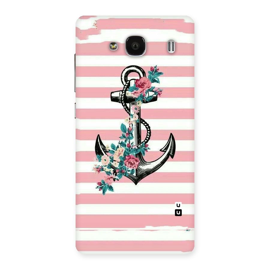 Floral Anchor Back Case for Redmi 2s
