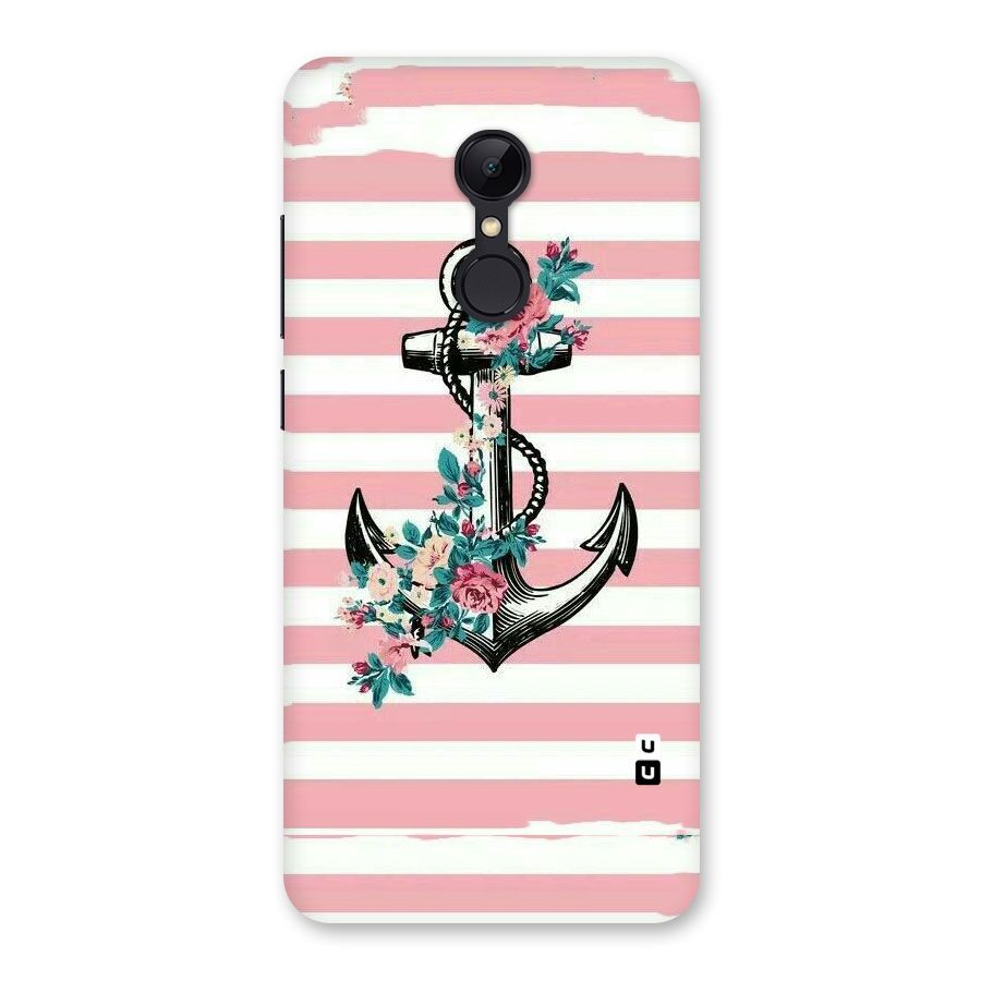 Floral Anchor Back Case for Redmi 5