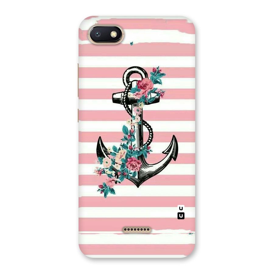 Floral Anchor Back Case for Redmi 6A
