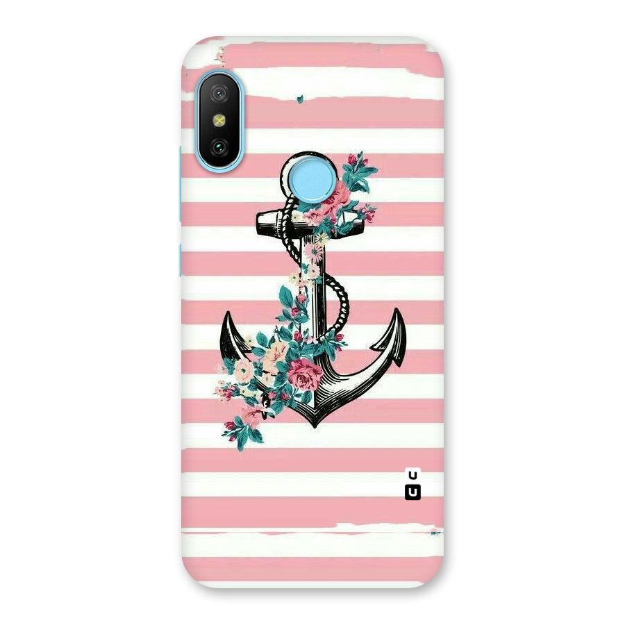 Floral Anchor Back Case for Redmi 6 Pro