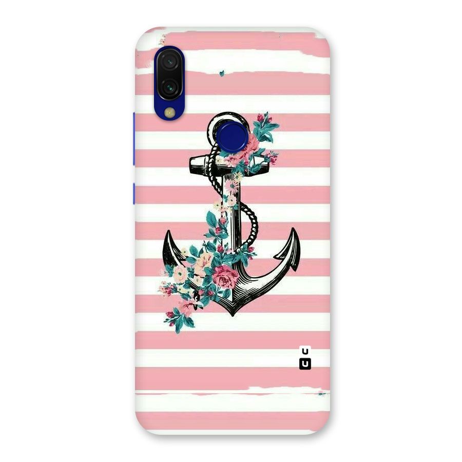 Floral Anchor Back Case for Redmi 7