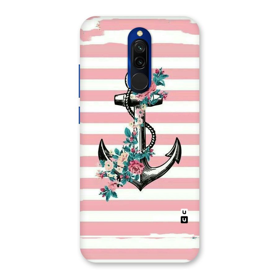 Floral Anchor Back Case for Redmi 8