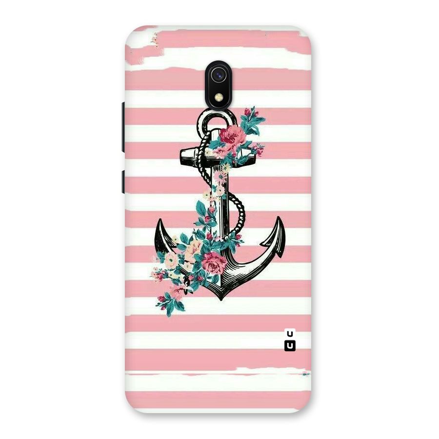 Floral Anchor Back Case for Redmi 8A