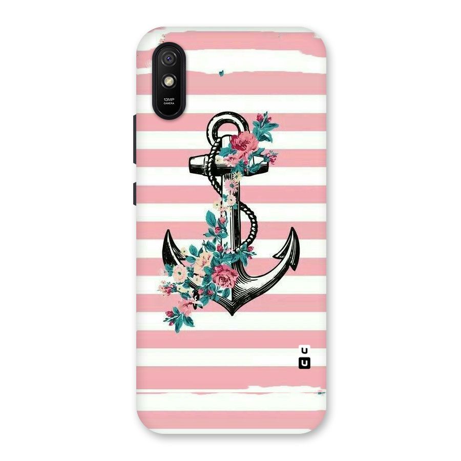 Floral Anchor Back Case for Redmi 9A
