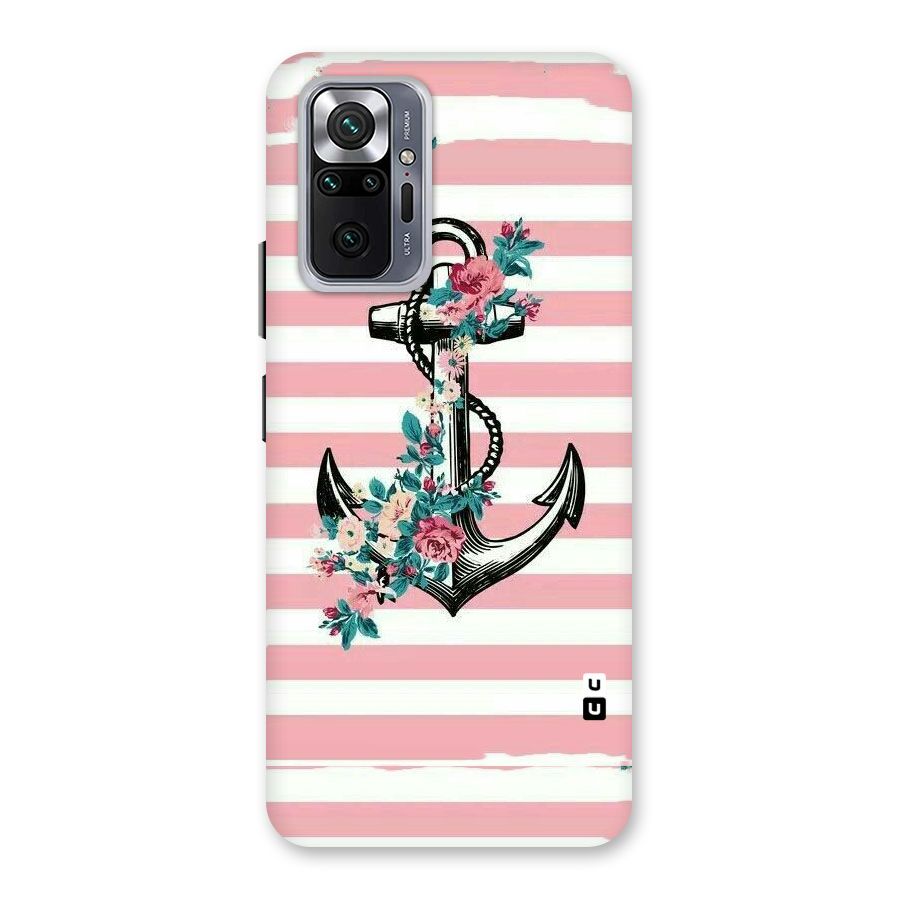 Floral Anchor Back Case for Redmi Note 10 Pro