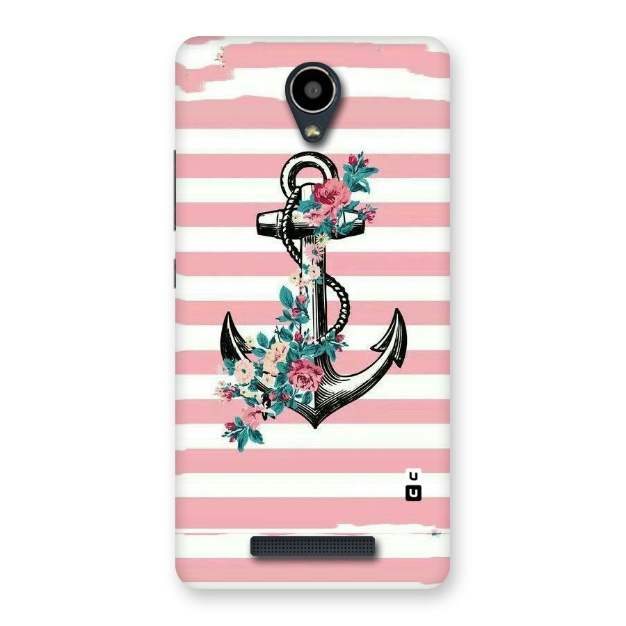 Floral Anchor Back Case for Redmi Note 2
