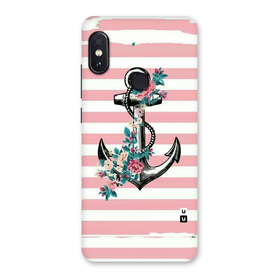 Floral Anchor Back Case for Redmi Note 5 Pro