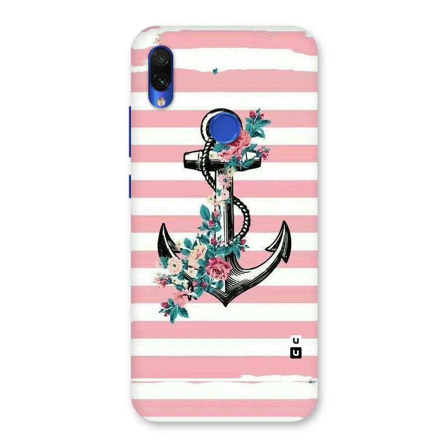Floral Anchor Back Case for Redmi Note 7S