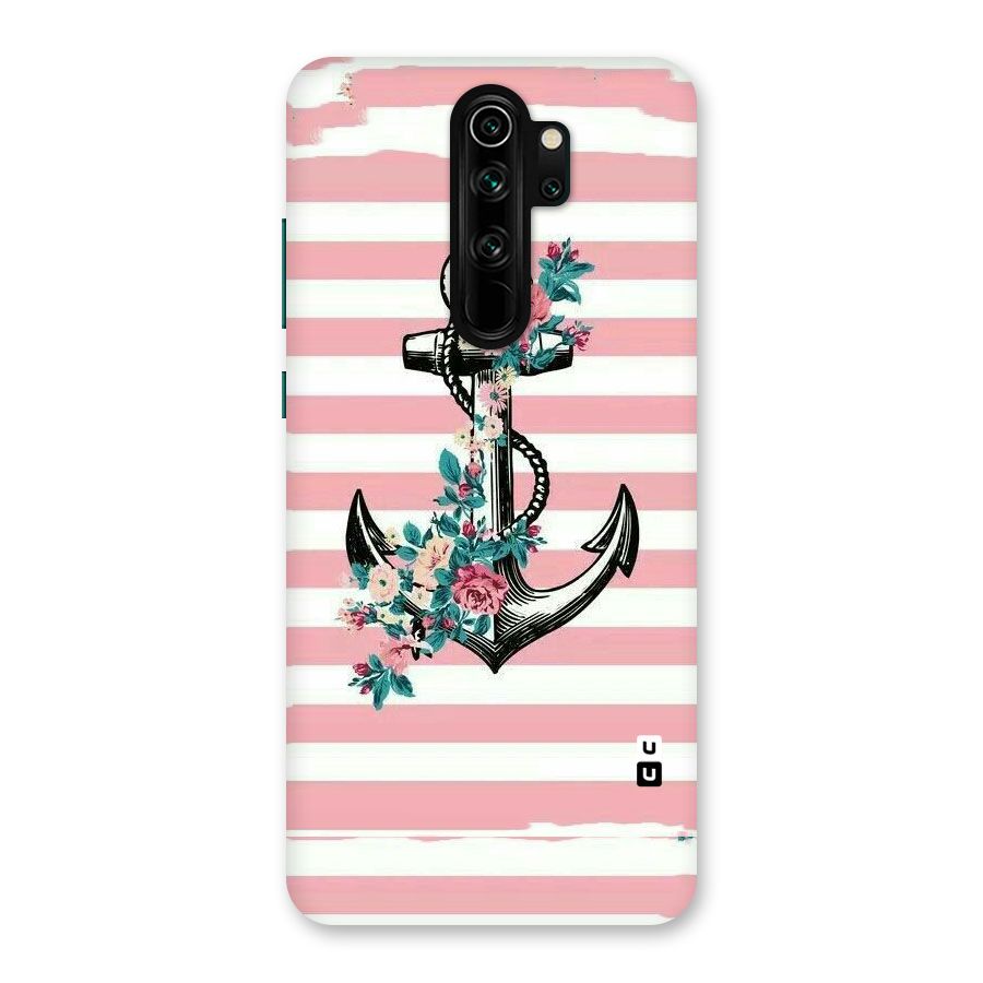 Floral Anchor Back Case for Redmi Note 8 Pro