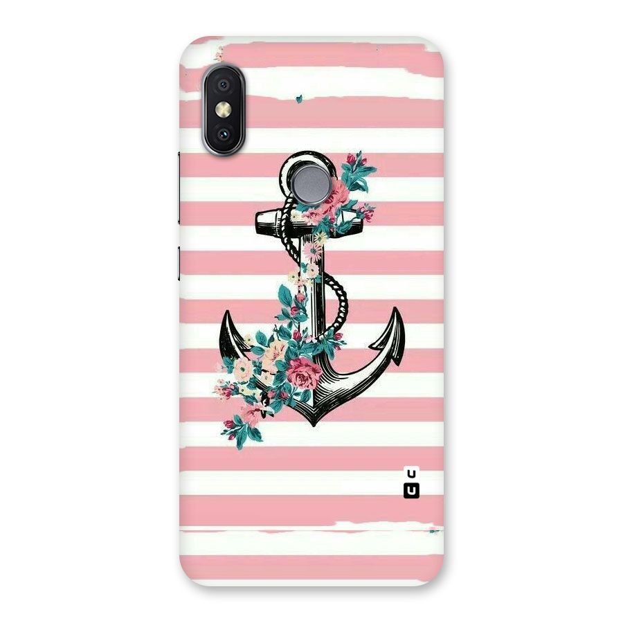 Floral Anchor Back Case for Redmi Y2
