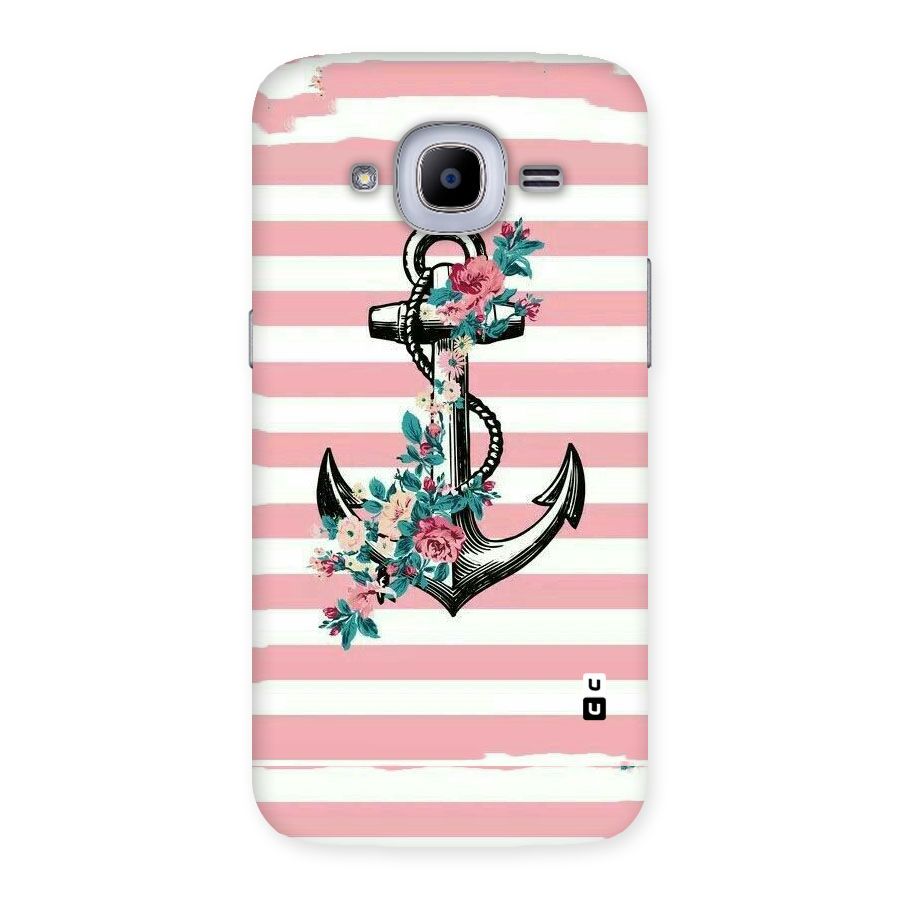 Floral Anchor Back Case for Samsung Galaxy J2 2016