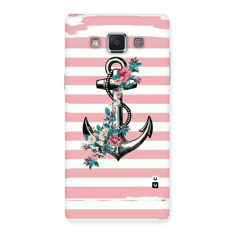 Floral Anchor Back Case for Samsung Galaxy A5