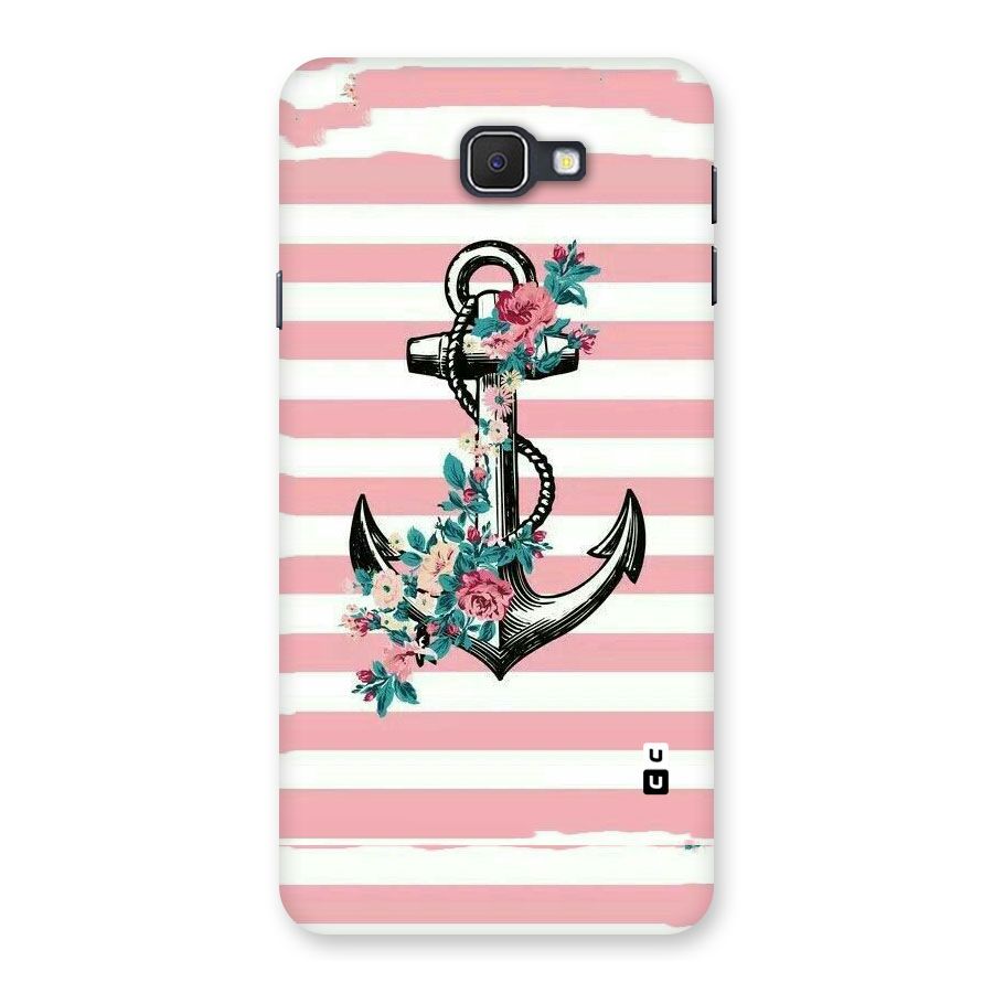 Floral Anchor Back Case for Samsung Galaxy J7 Prime