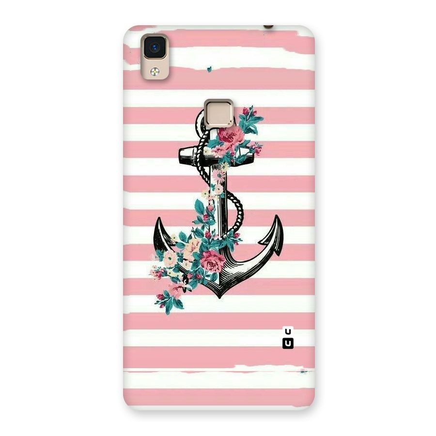 Floral Anchor Back Case for V3 Max