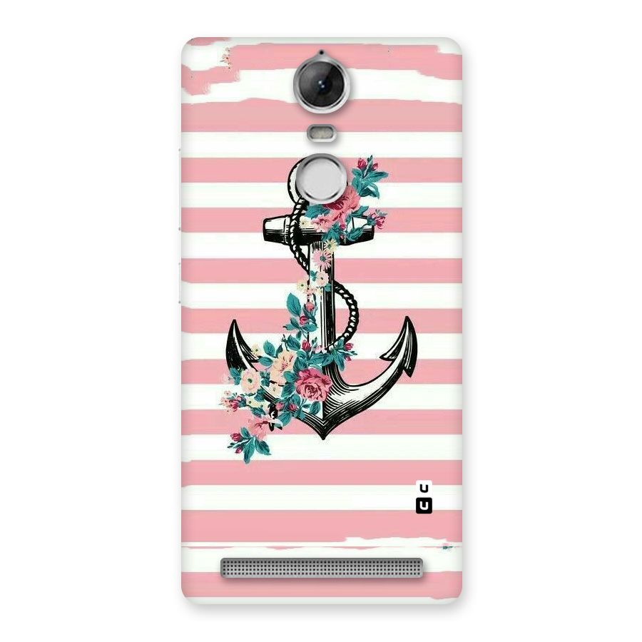 Floral Anchor Back Case for Vibe K5 Note