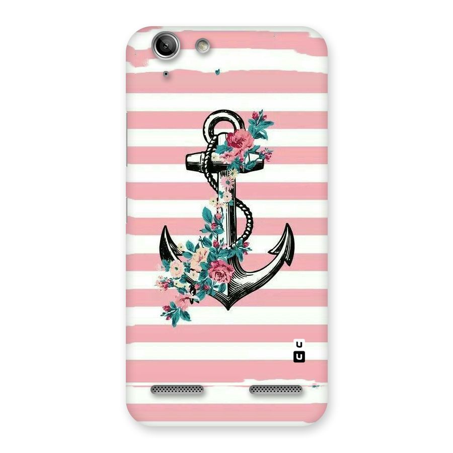 Floral Anchor Back Case for Vibe K5 Plus