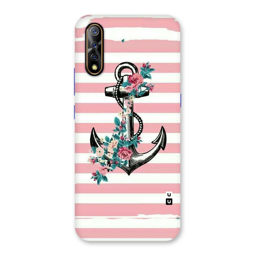 Floral Anchor Back Case for Vivo S1