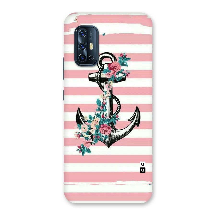 Floral Anchor Back Case for Vivo V17