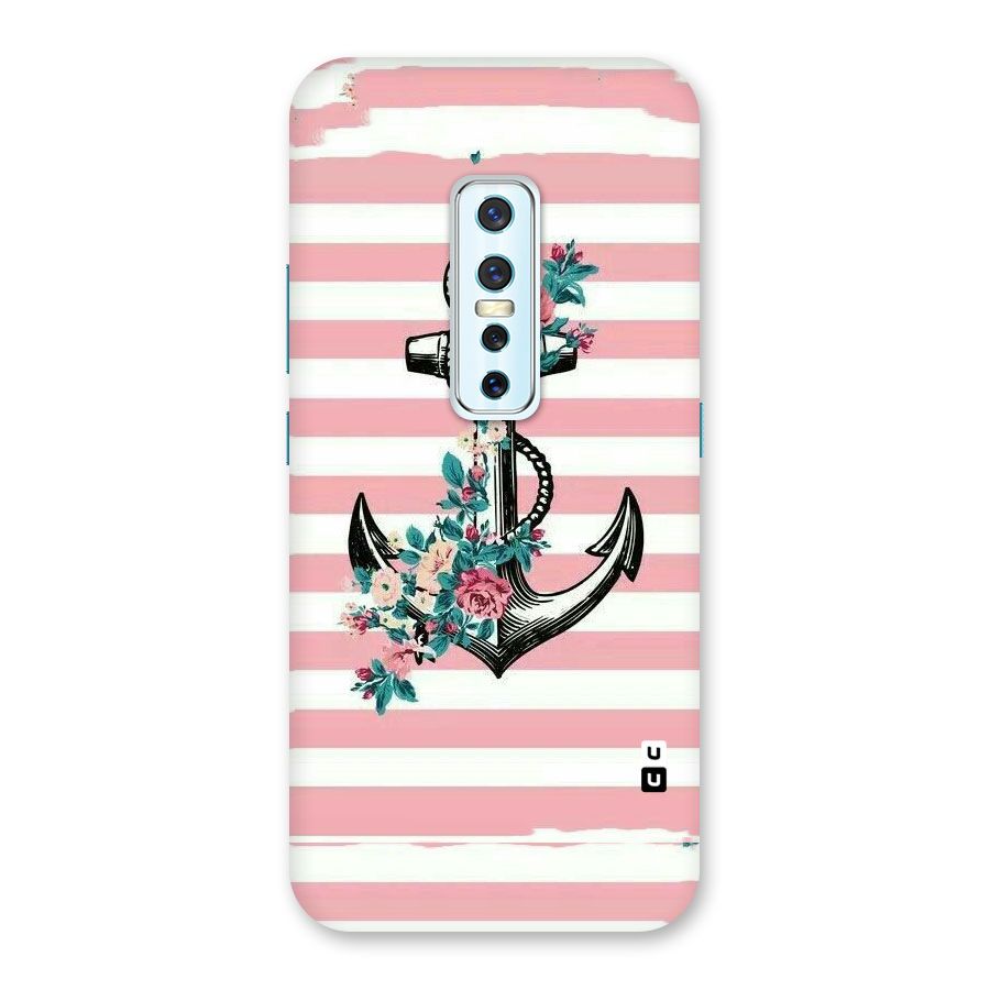 Floral Anchor Back Case for Vivo V17 Pro