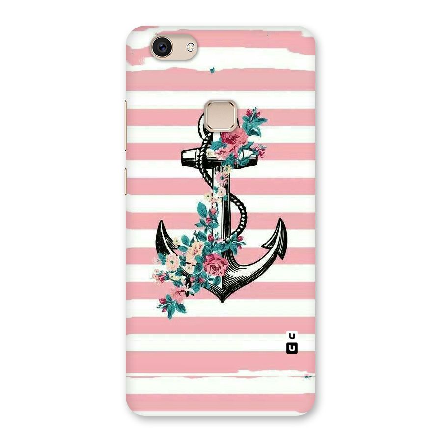 Floral Anchor Back Case for Vivo V7