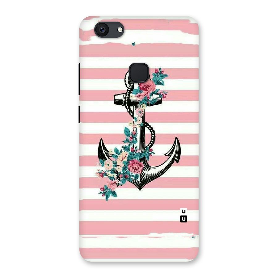 Floral Anchor Back Case for Vivo V7 Plus